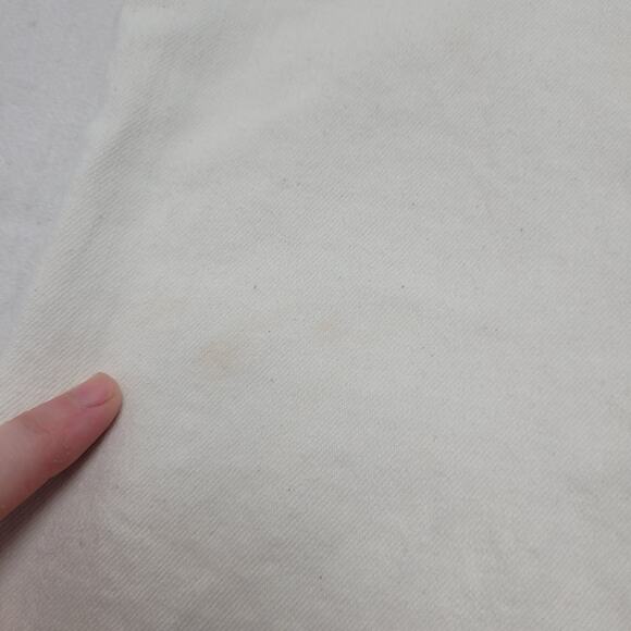 Frame Le crop mini boot high rise raw chewed hem cream bone white jeans - Picture 7 of 11